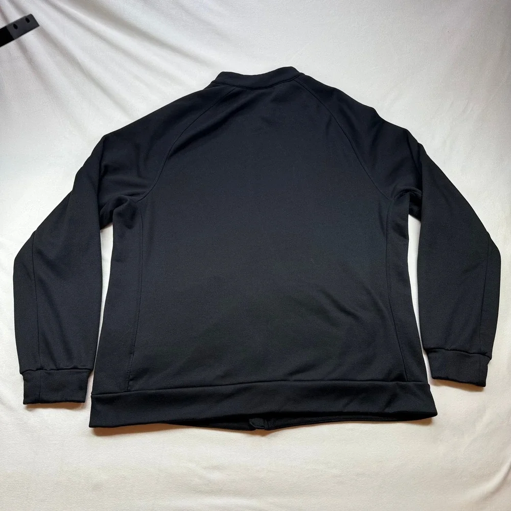 The North Face Mens Black Full Zip Fleece Lined Track Jacket XL NF0A3LUK